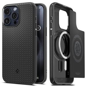 IPhone 15 pro Spigen Mag Armor MagFit Back Cover Case MagSafe Compatible
