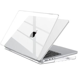 Apple MacBook Pro M5 14 inch Cover M4-M1 2026-2022 | Compatible for Mac Pro 14" M5 M4 M3 M2 M1 Pro/Max Plastic Crystal Hard Shell Laptop Protection Accessories Clear Case Cover